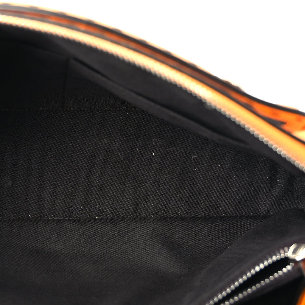 Fendi Vitello King Logo Embossed Medium By The Way Boston Bag Clementine