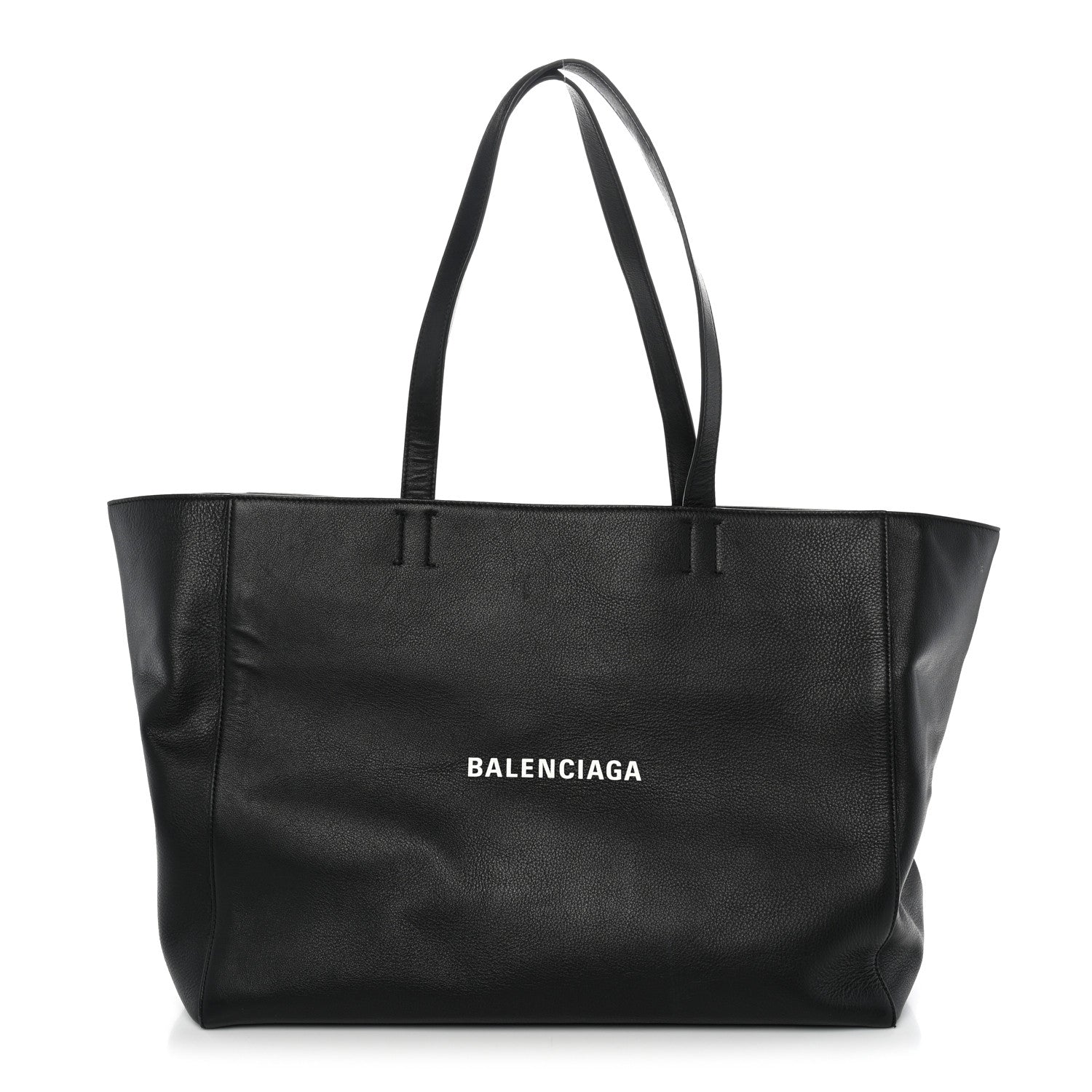 Balenciaga Smooth Calfskin Everyday East West Tote Bag Black