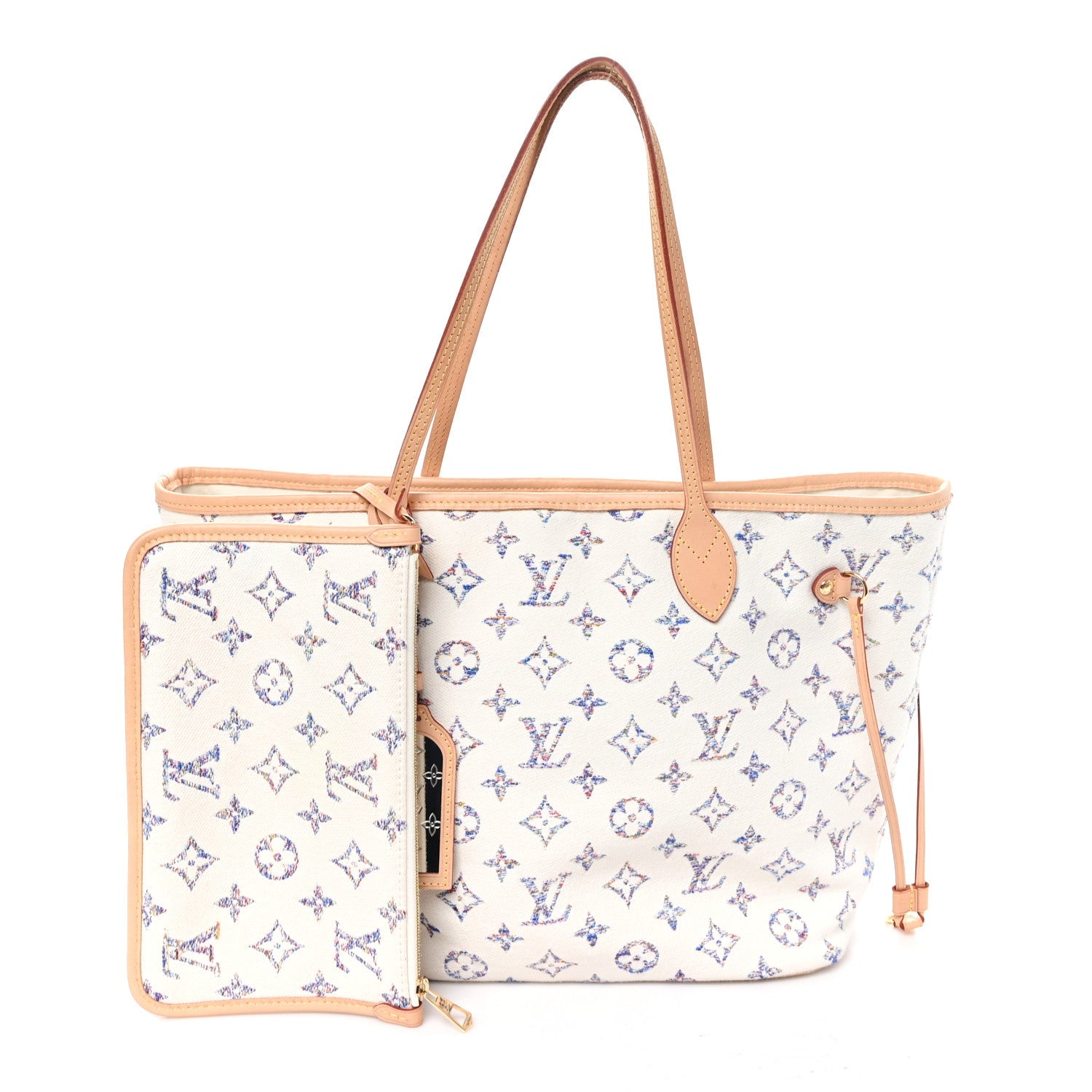 Louis Vuitton Monogram Jacquard Neverfull MM Multicolor Beige