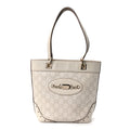 Gucci Guccissima Small Punch Tote Off White