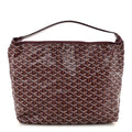Goyard Goyardine Fidji Zip Hobo Burgundy