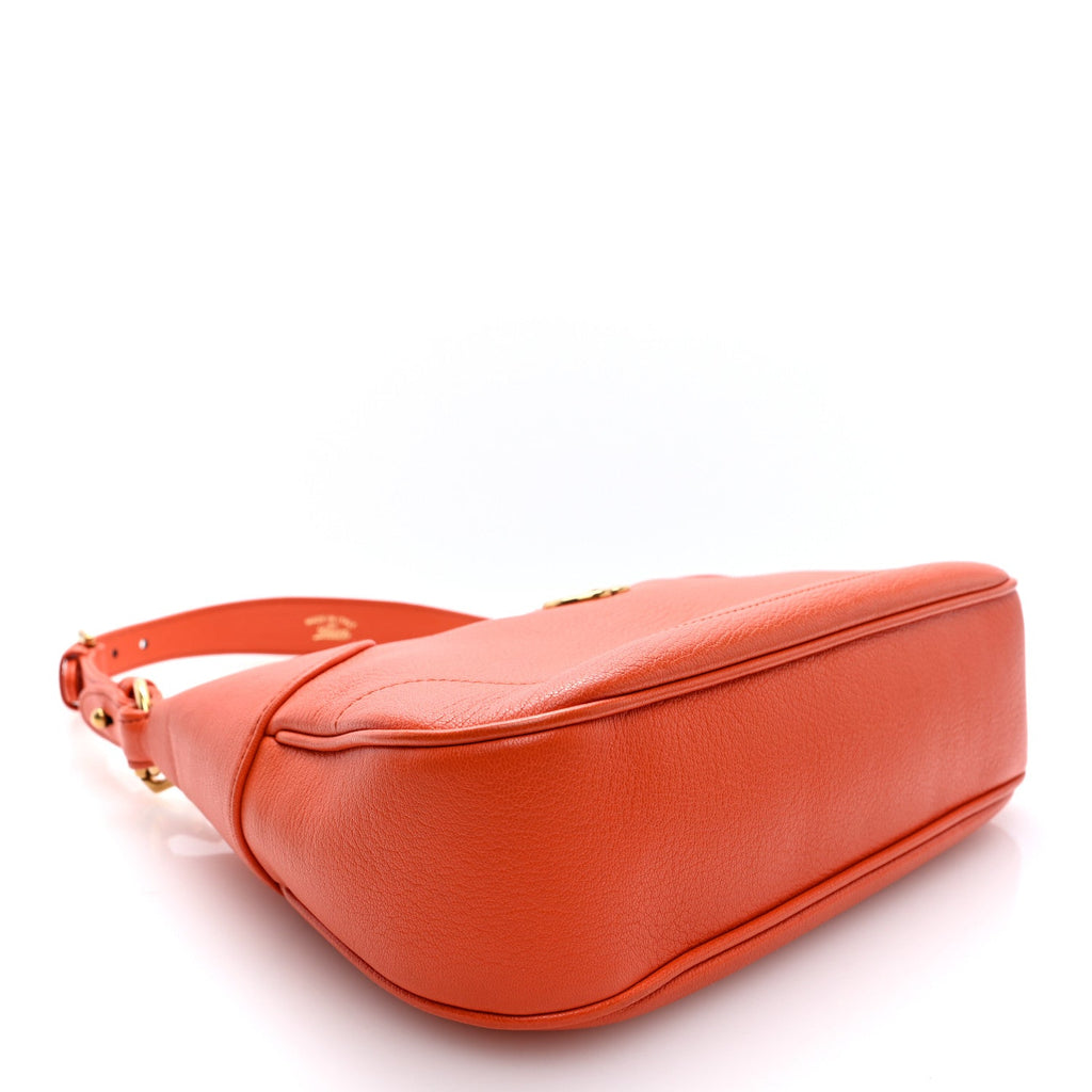Gucci Goatskin Small Aphrodite Shoulder Bag Deep Orange