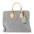 Louis Vuitton Monogram Denim Onthego MM Washed Gray