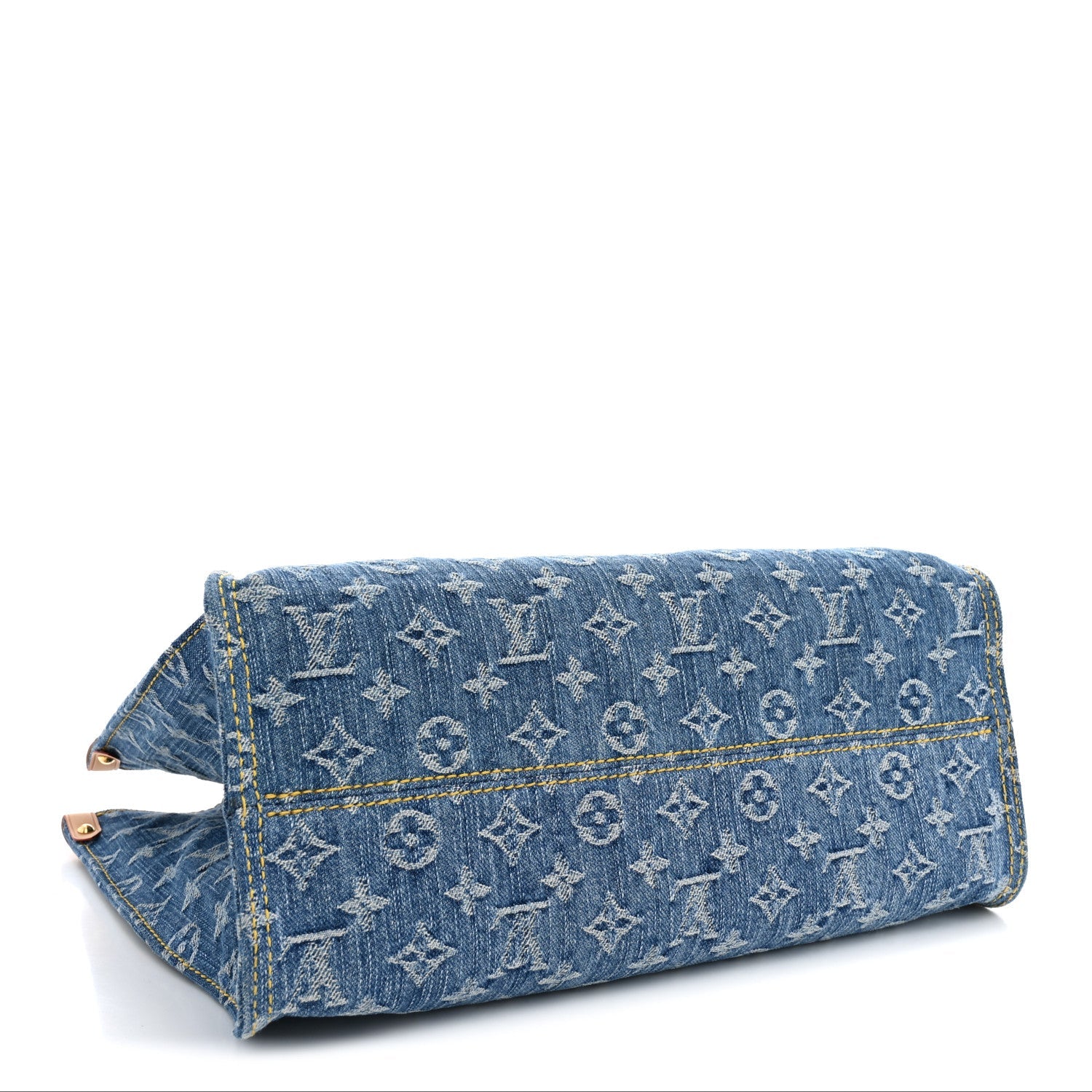 Louis Vuitton Monogram Denim Onthego MM Blue