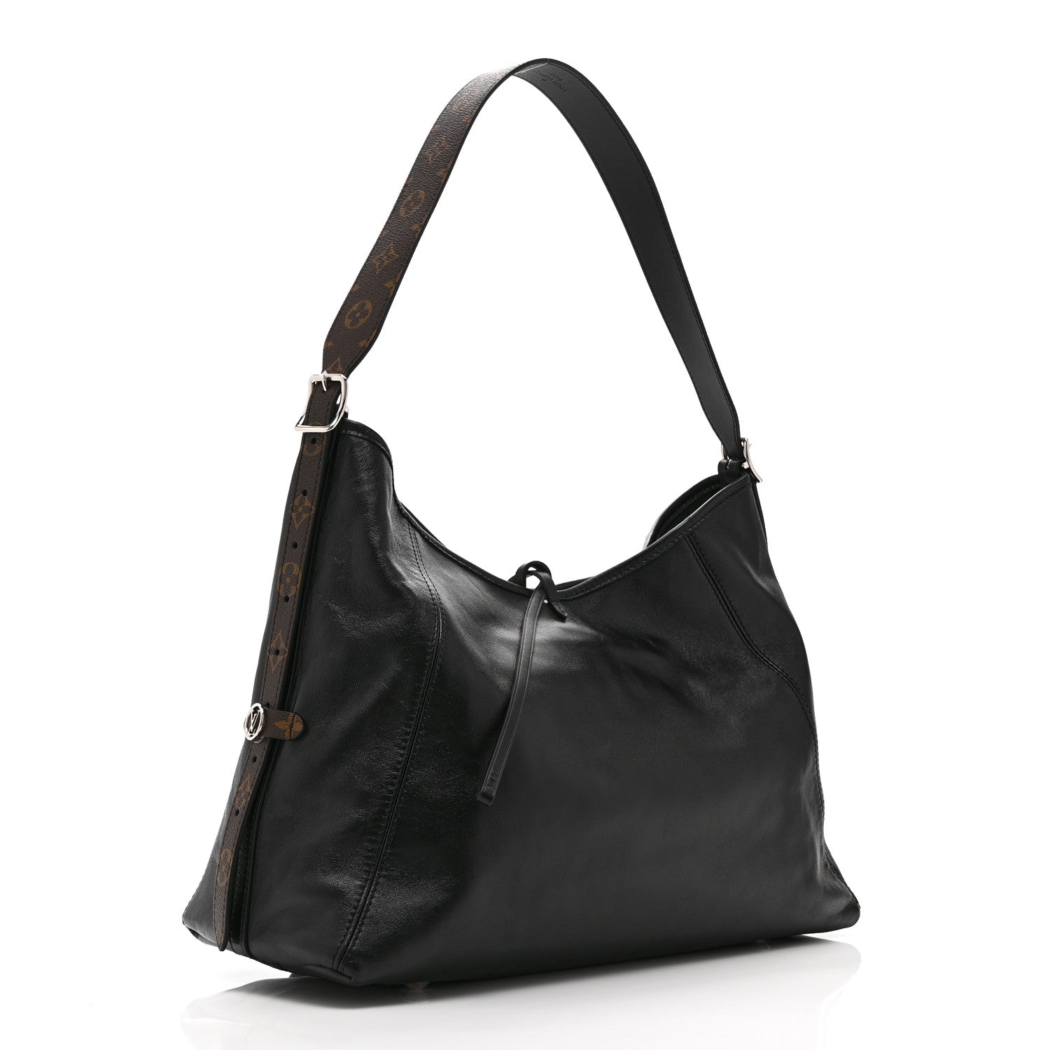 Louis Vuitton Lambskin CarryAll Vibe MM Black