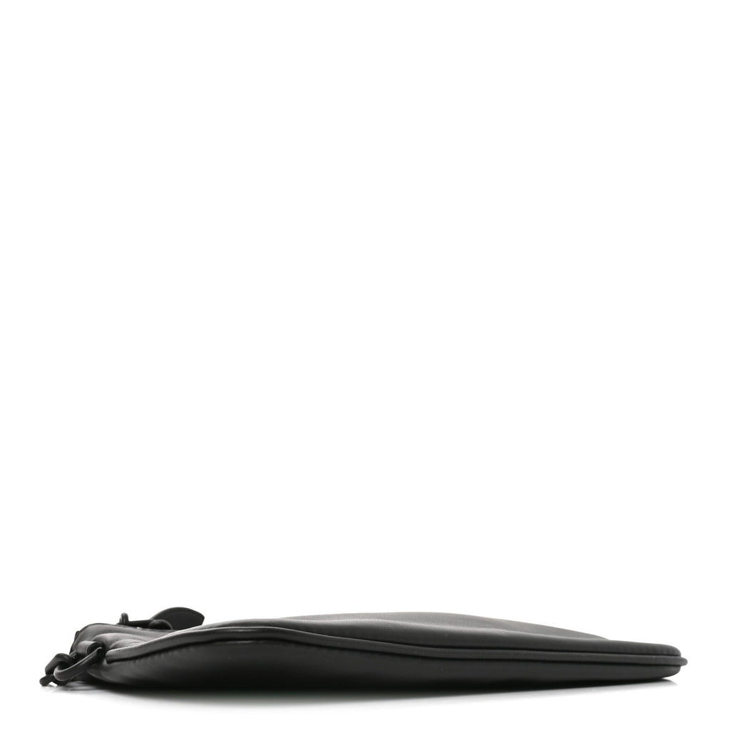 Louis Vuitton Calfskin Monogram Speedy P9 Bandouliere 40 Pochette Ultra Black