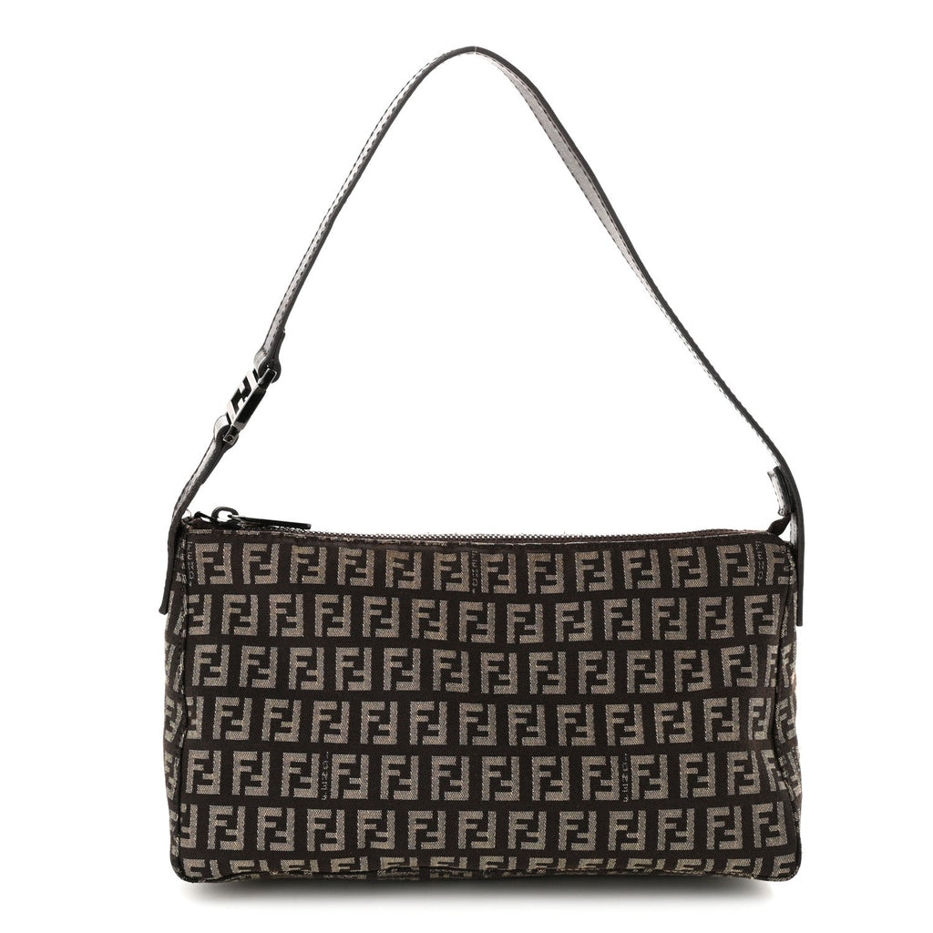 Fendi Zucchino Vitello Pochette Moro