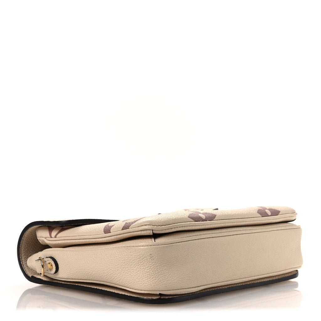 Louis Vuitton Empreinte Monogram Giant Pochette Metis Creme Bois De Rose