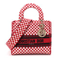 Dior Canvas Medium DiorAmour Dots Lady D-Lite Red