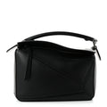 Loewe Calfskin Small Puzzle Bag Black