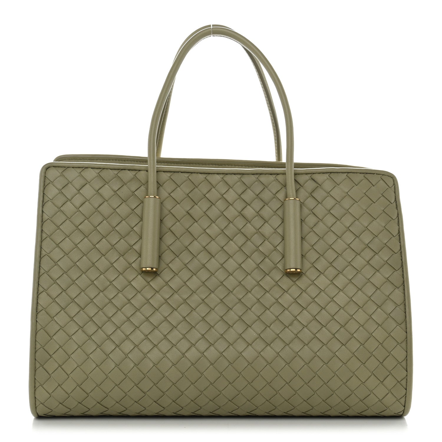 Bottega Veneta Nappa Intrecciato Small Barbara Tote Travertine