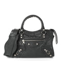 Balenciaga Agneau Giant 12 Silver Hardware Mini City Gris Fossile