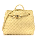 Bottega Veneta Nappa Intrecciato Small Andiamo Shoulder Bag Chamomile