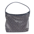 Goyard Goyardine Boheme Hobo Navy Blue front view
