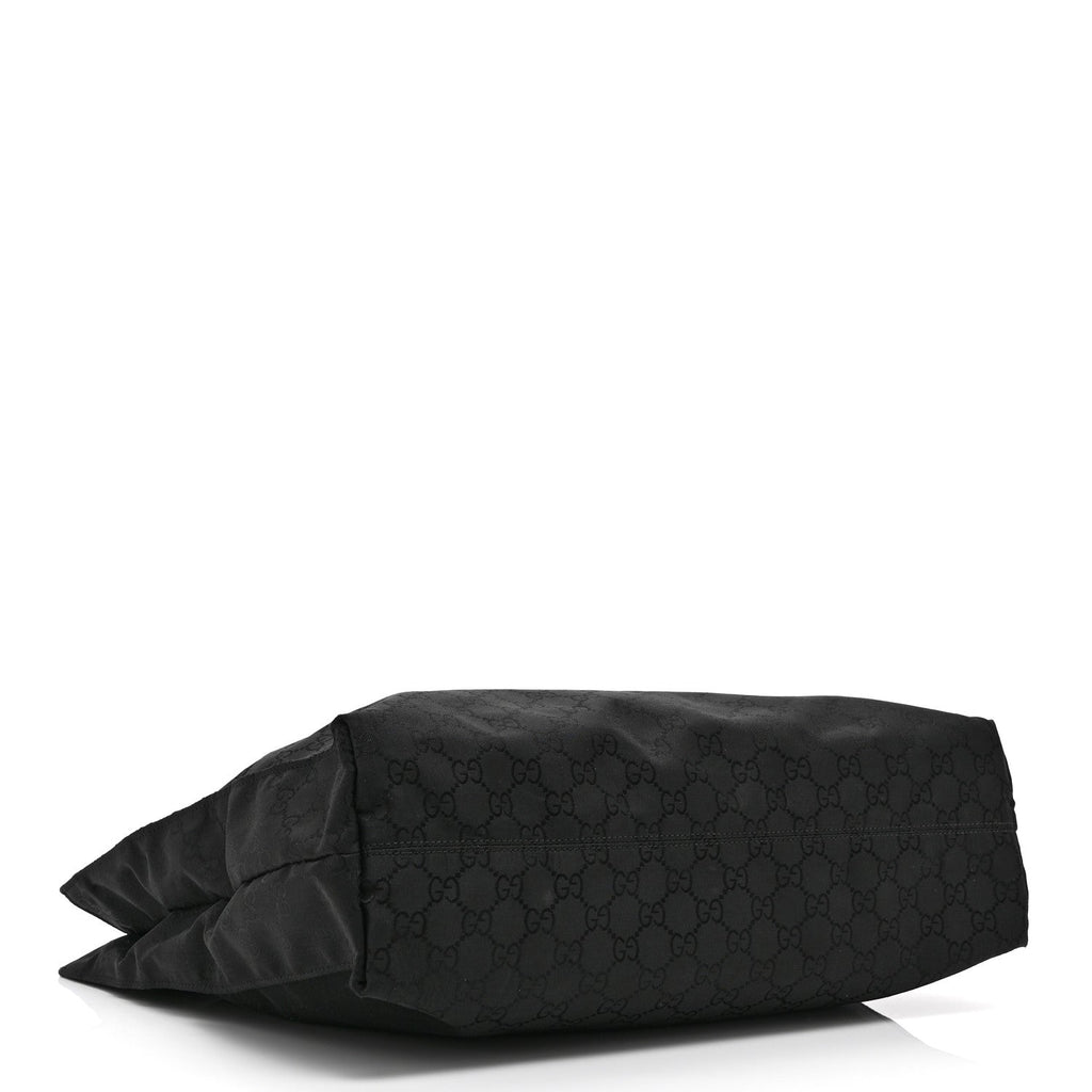 Gucci Nylon Monogram Tote Black