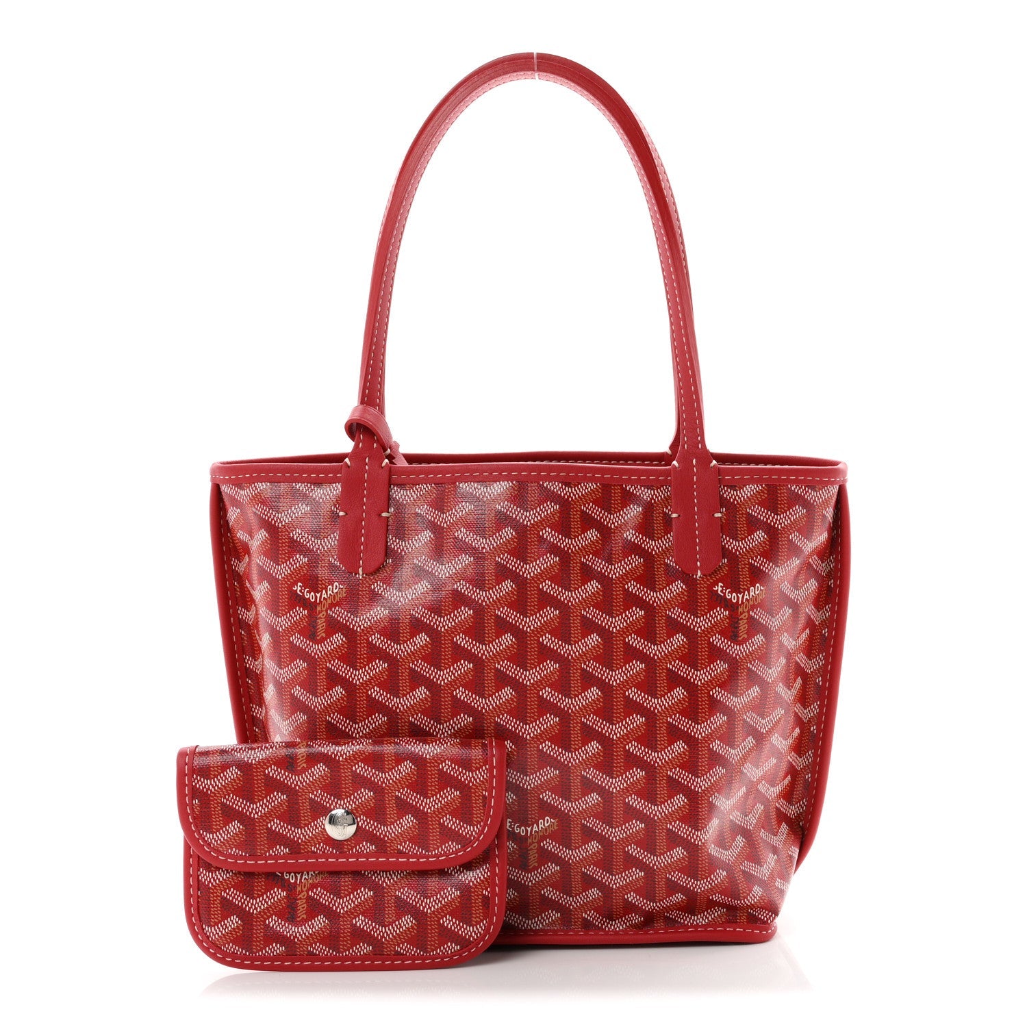 Goyard Goyardine Reversible Mini Anjou Red