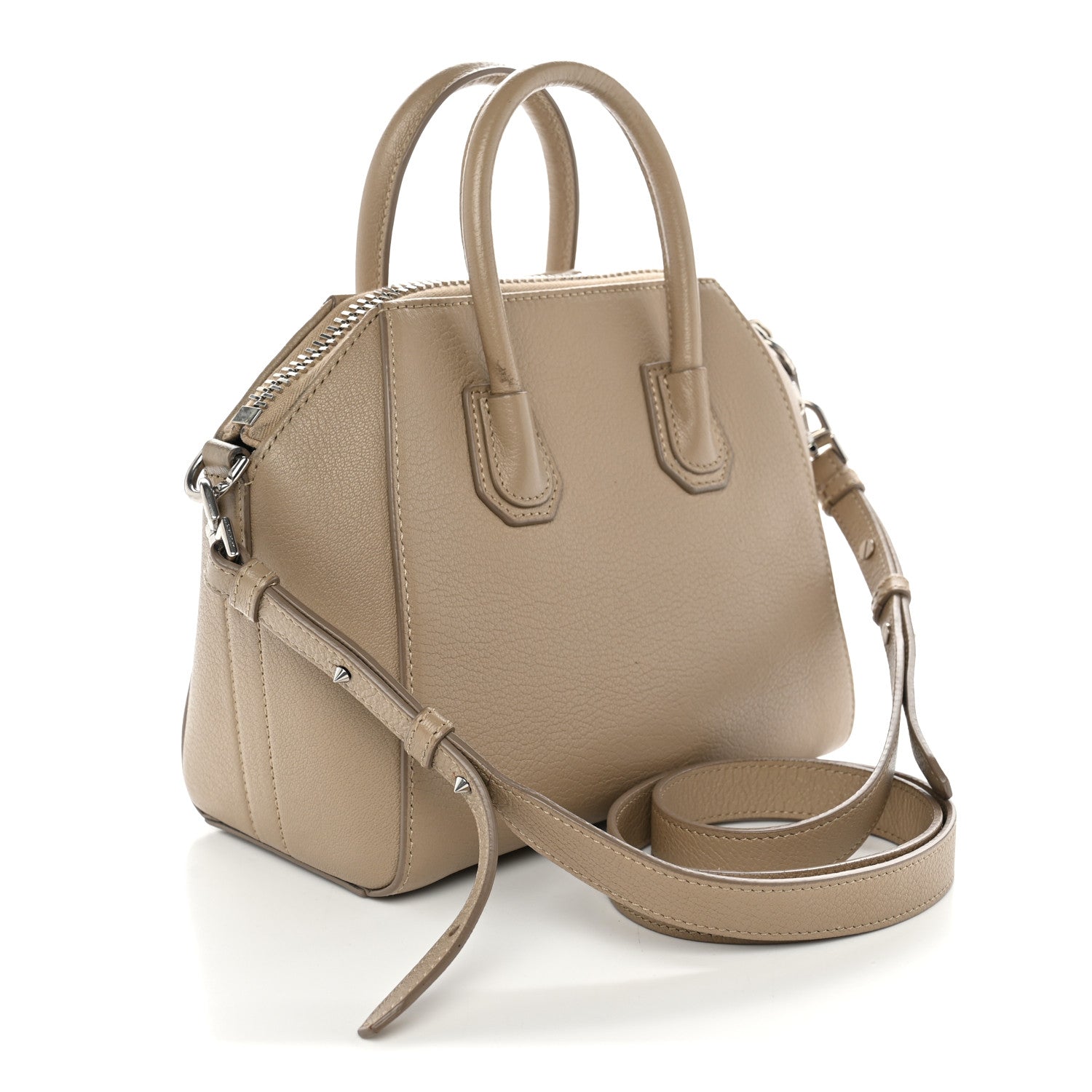 Givenchy Sugar Goatskin Mini Antigona Beige Camel