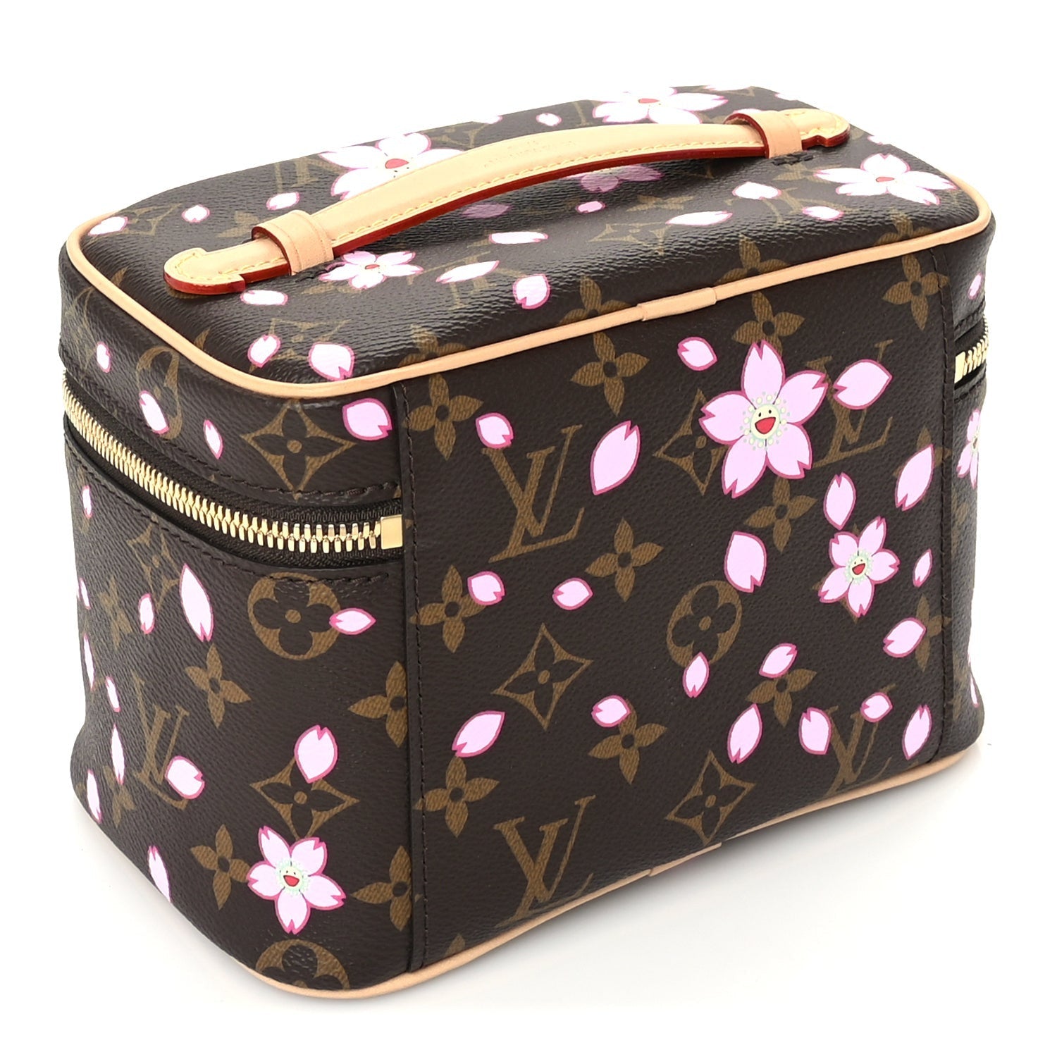 Louis Vuitton LV X TM Monogram Cherry Blossom Nice Mini Sakura Brown