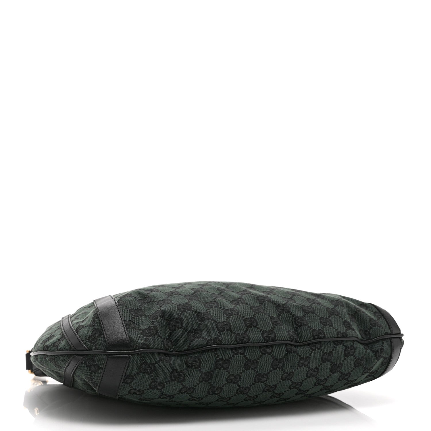 Gucci Monogram Medium Abbey Convertible Tote Dark Green