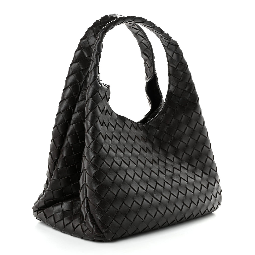 Bottega Veneta Nappa Intrecciato Medium Campana Shoulder Bag Fondant