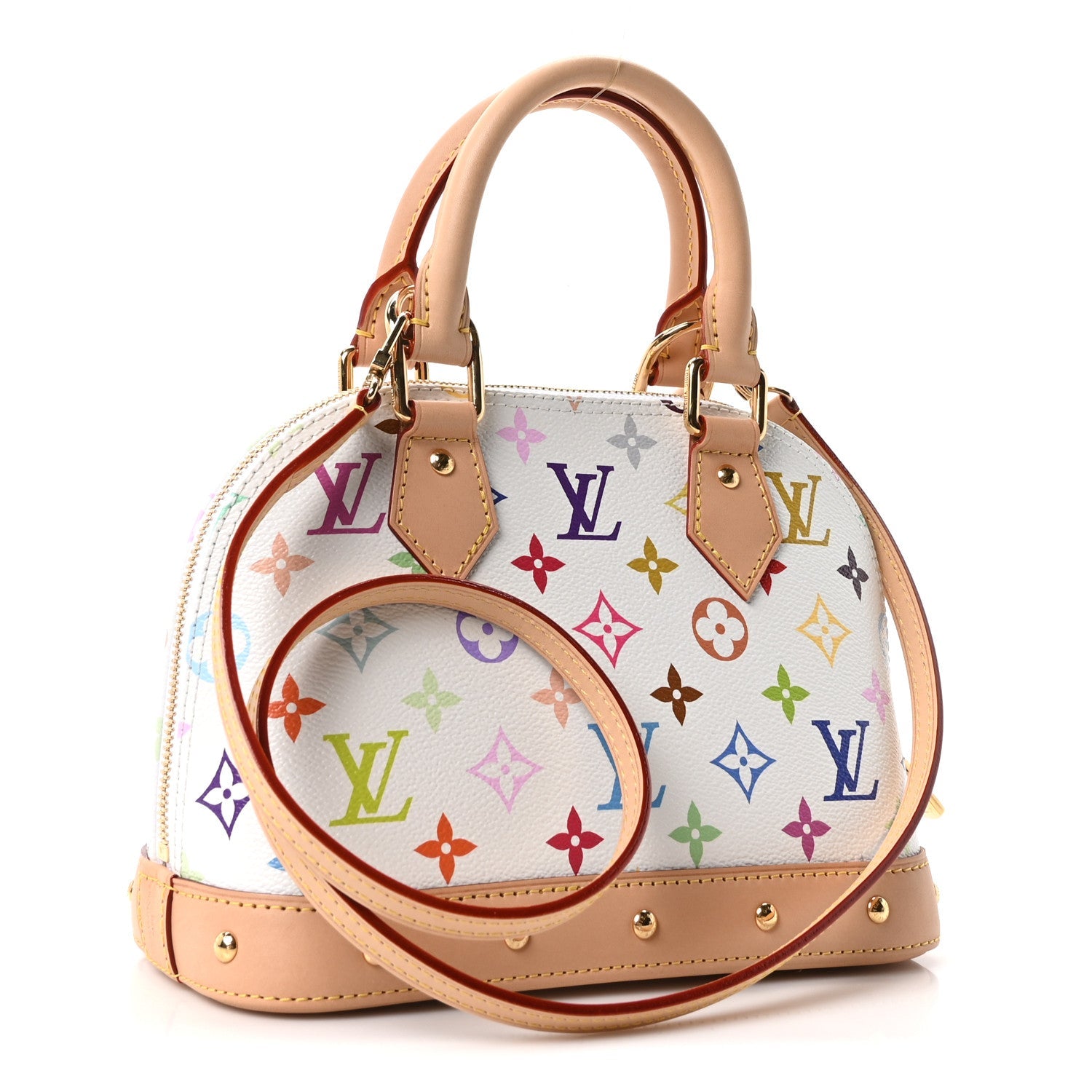 Louis Vuitton LV x TM Monogram Multicolor Alma BB White