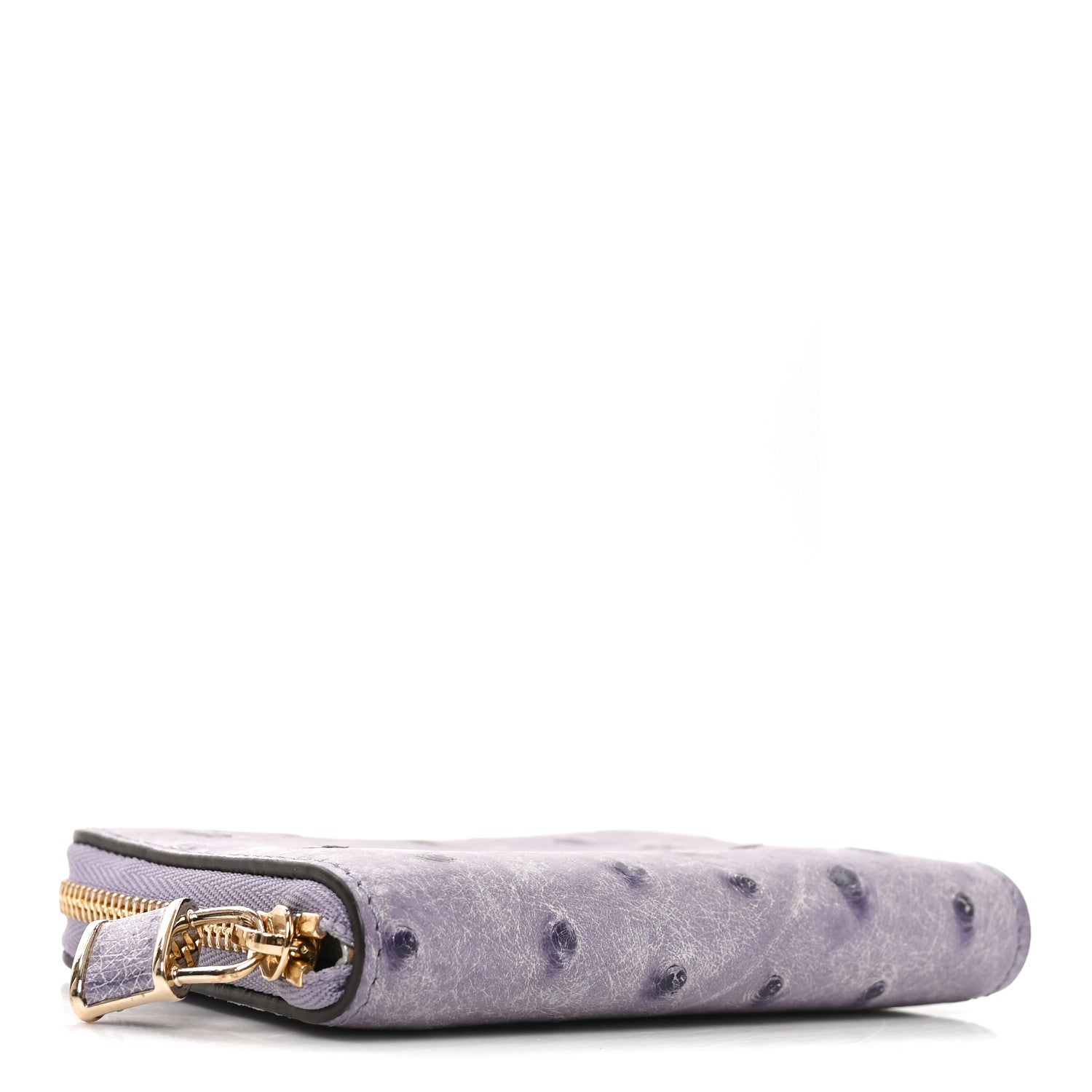 Louis Vuitton Ostrich Zippy Coin Purse Purple