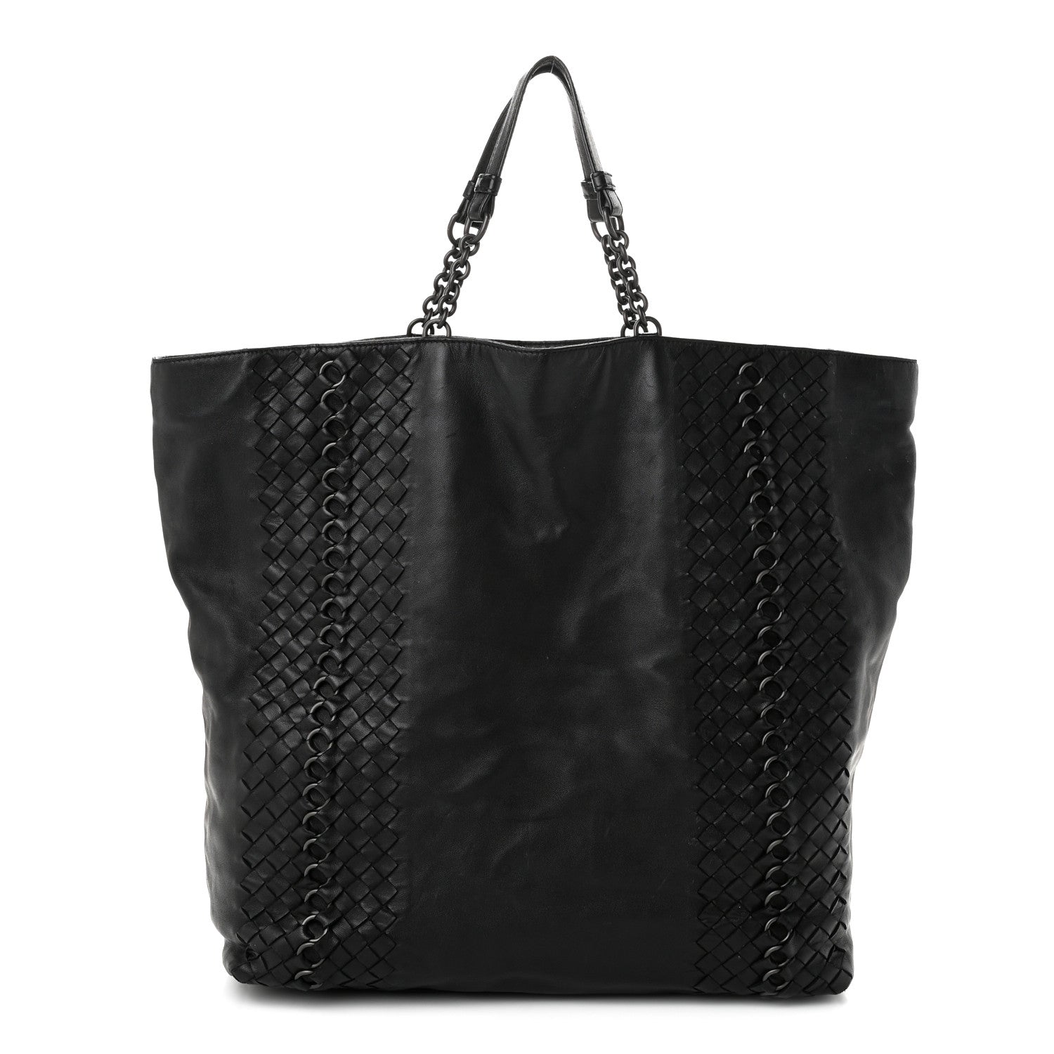 Bottega Veneta Nappa Intrecciato Tote Black