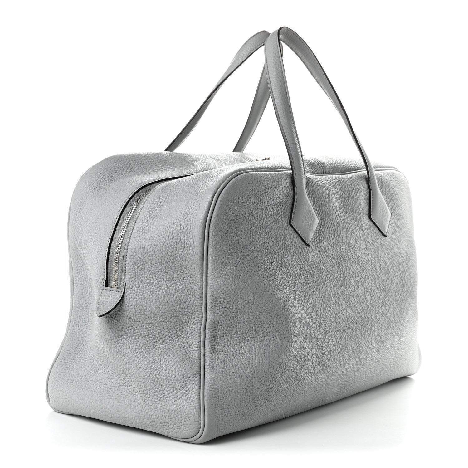 Hermès Taurillon Clemence Victoria II 43 Travel Bleu Glacier