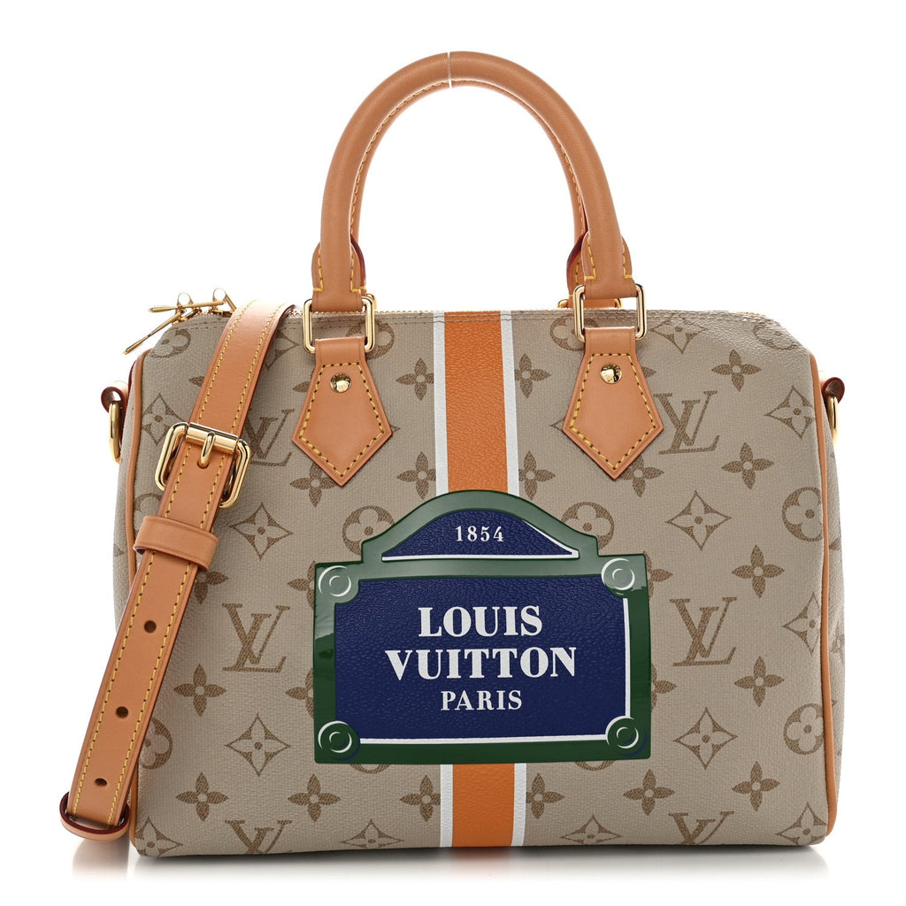 Louis Vuitton Monopaname Speedy Bandouliere 25 Beige Ocher