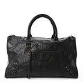Balenciaga Agneau Classic Hardware Work Black
