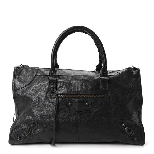 Balenciaga Agneau Classic Hardware Work Black