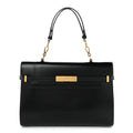 Saint Laurent Smooth Calfskin Manhattan Top Handle Black