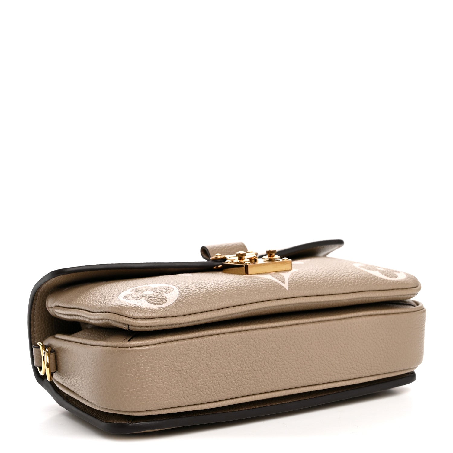 Louis Vuitton Empreinte Monogram Giant Pochette Metis East West Tourterelle Creme