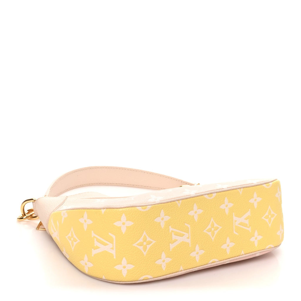 Louis Vuitton Empreinte Monogram Spring in the City Bagatelle NM Pink Beige Yellow