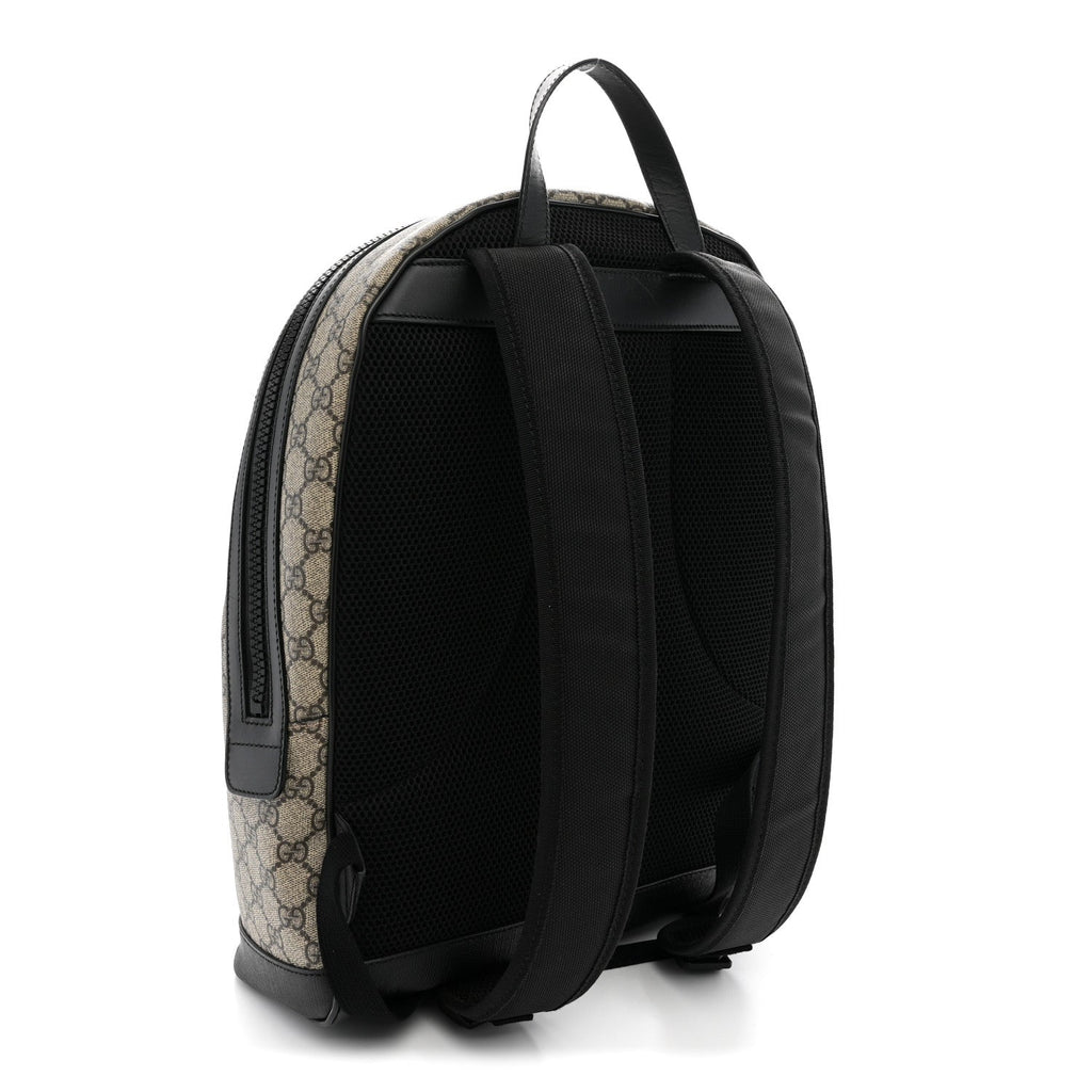Gucci GG Supreme Monogram Medium Backpack Black