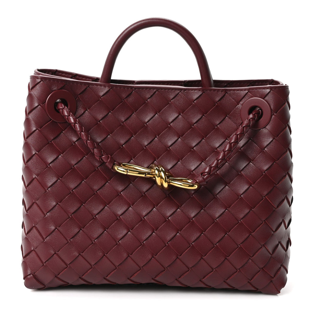 Bottega Veneta Nappa Intrecciato Small Andiamo Shoulder Bag Barolo