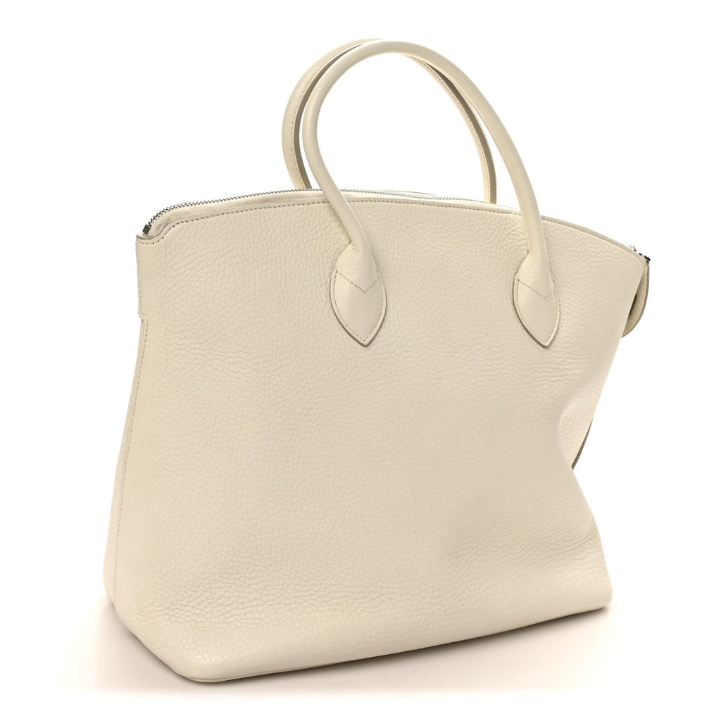 Louis Vuitton Veau Ecorce Haute Maroquinerie Lockit MM Ivory