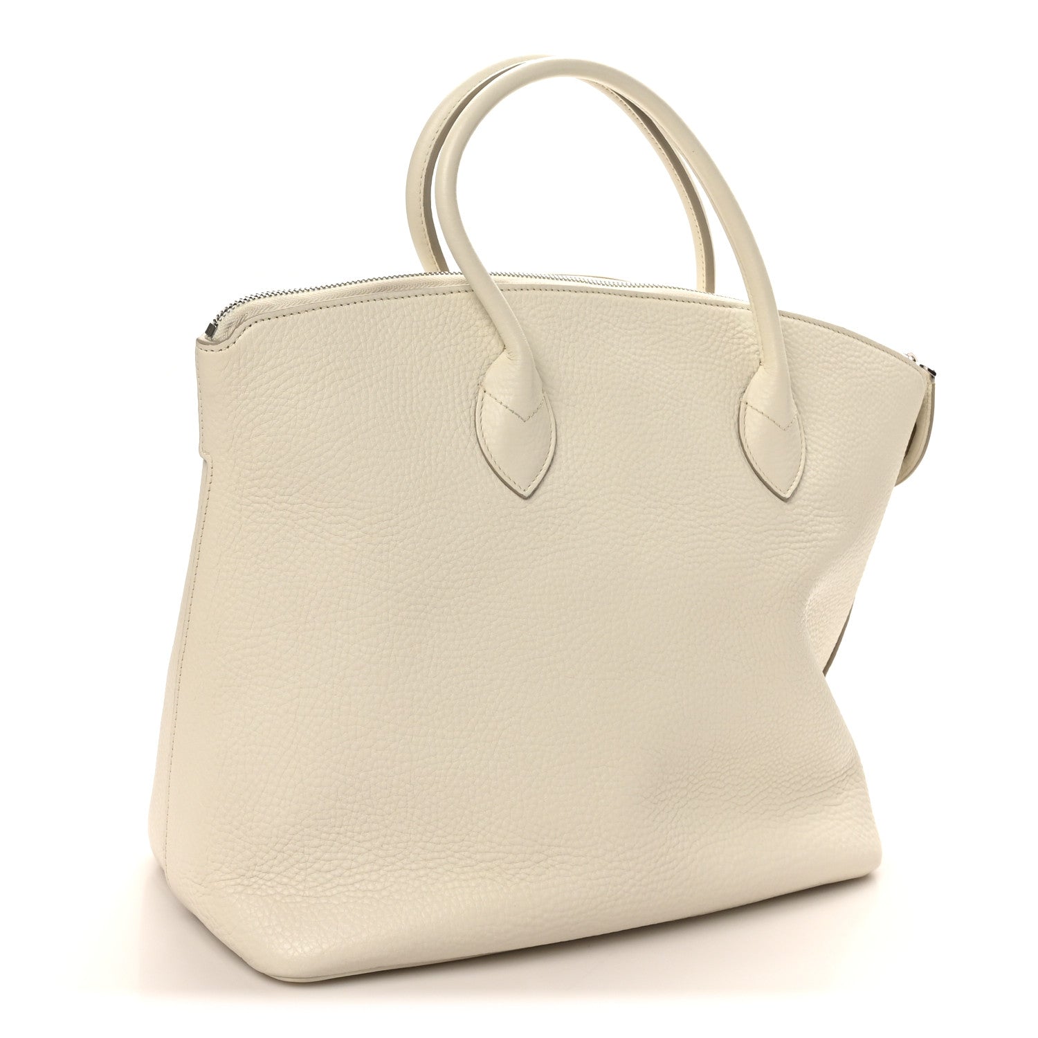 Louis Vuitton Veau Ecorce Haute Maroquinerie Lockit MM Ivory