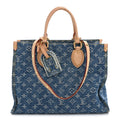 Louis Vuitton Monogram Denim Onthego MM Blue