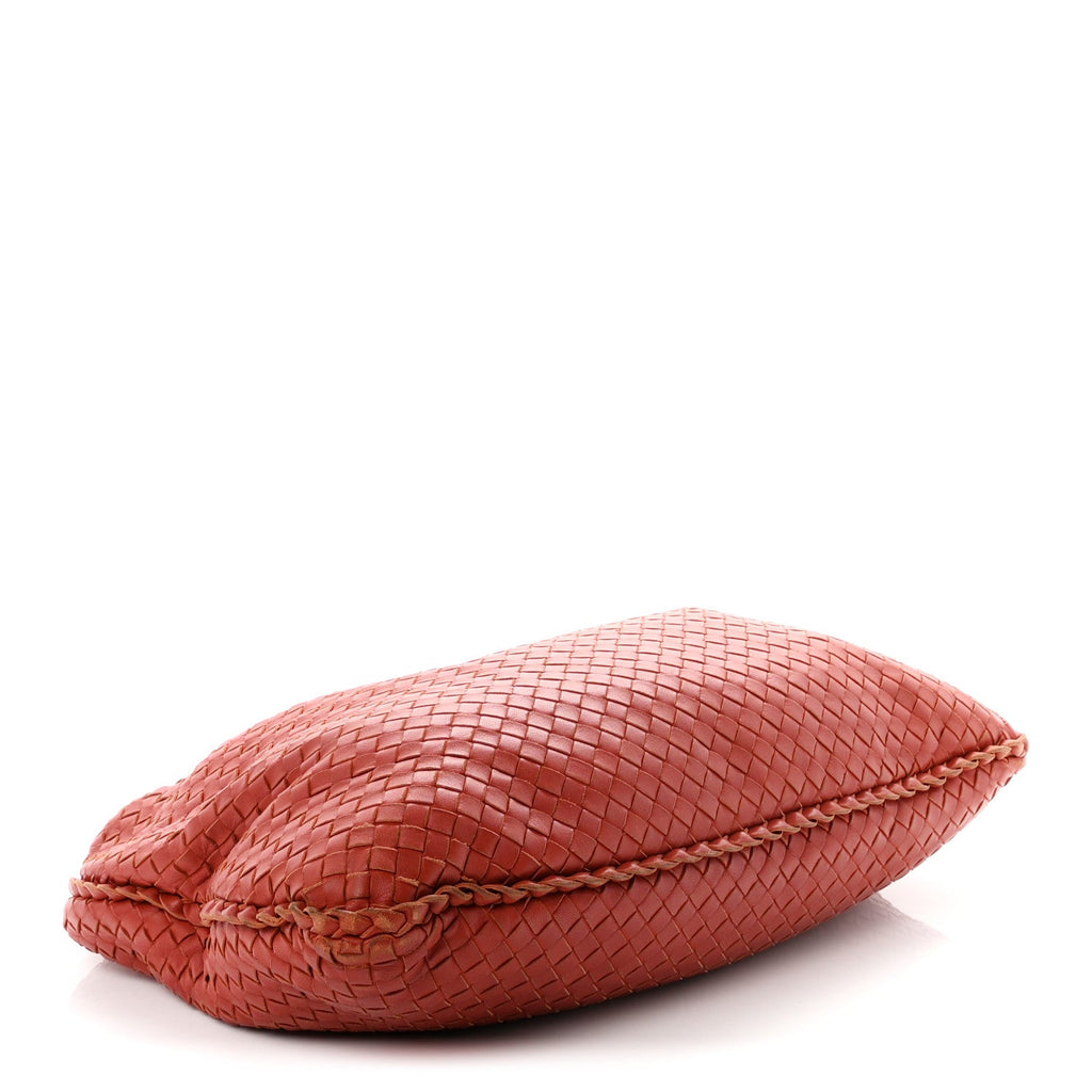 Bottega Veneta Nappa Intrecciato Large Veneta Hobo Brique