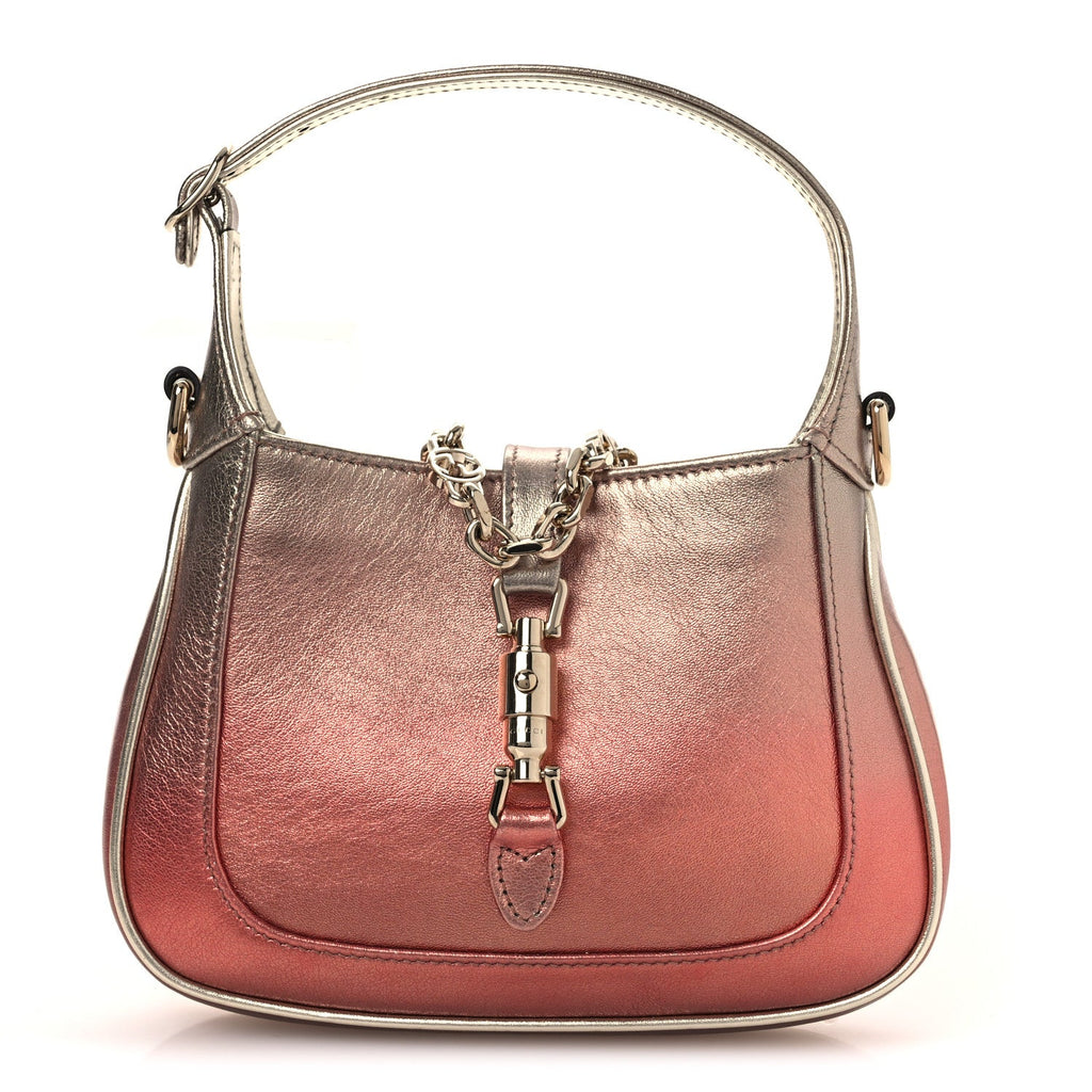 Gucci Metallic Faded Nappa Mini Jackie 1961 Copper
