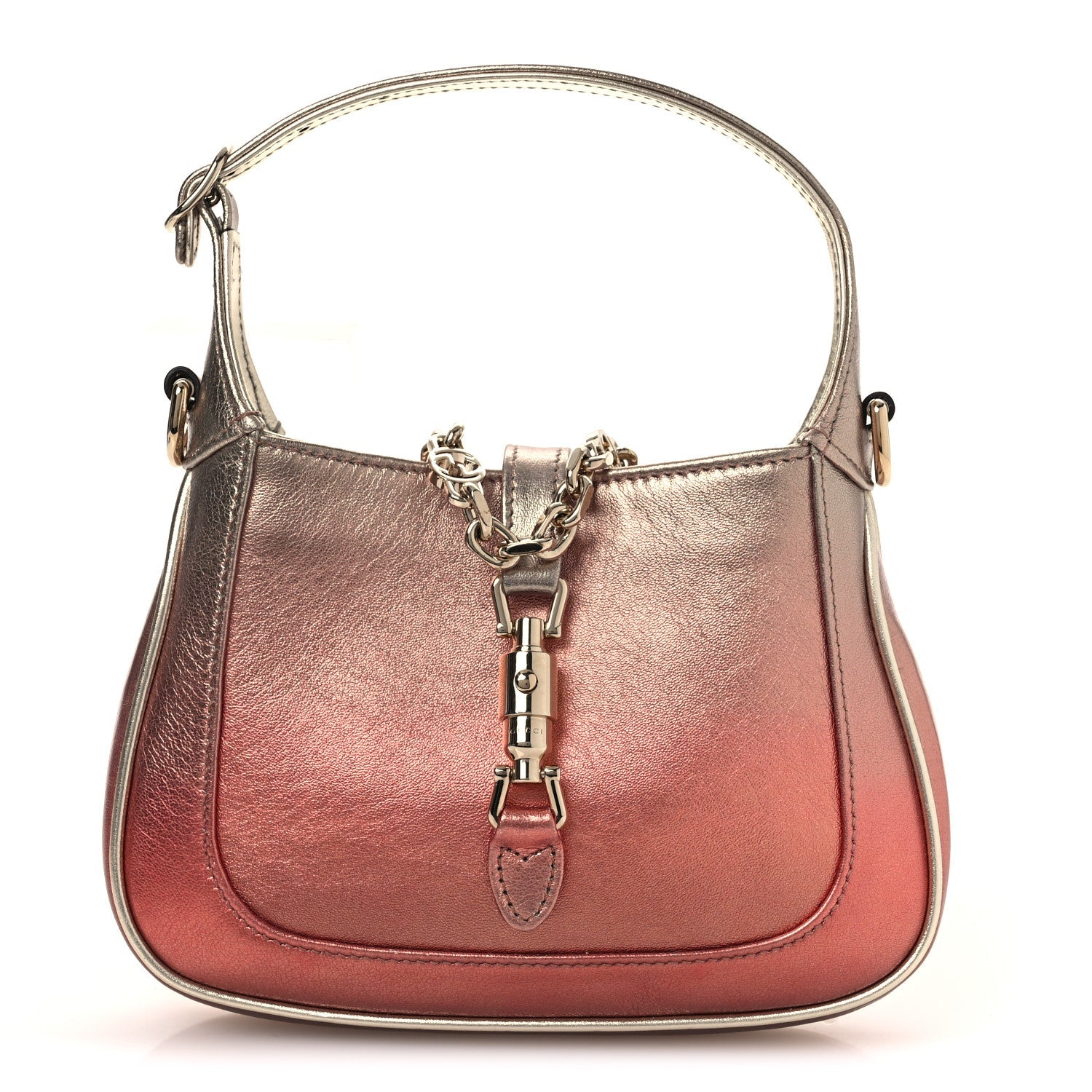 Gucci Metallic Faded Nappa Mini Jackie 1961 Copper