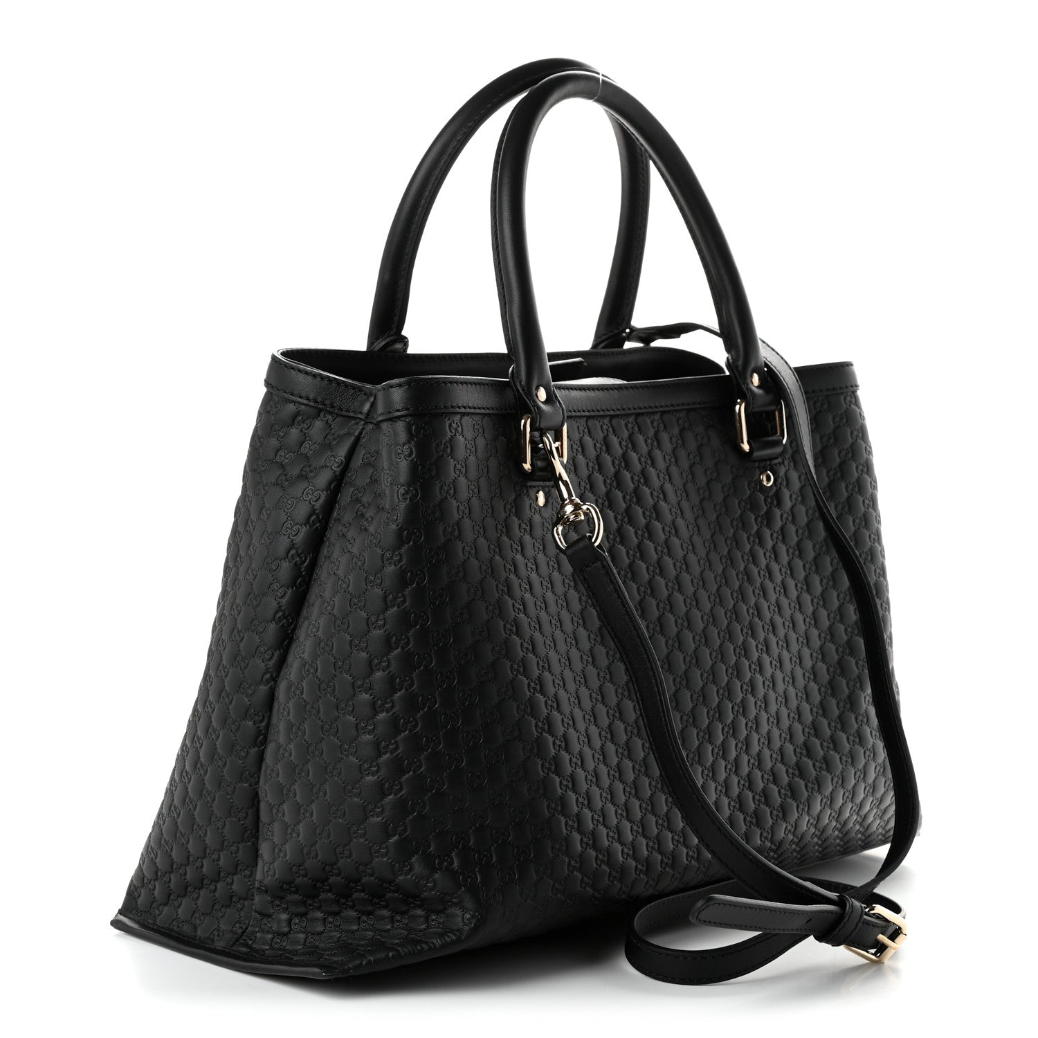 Gucci Soft Microguccissima Medium Tote Black
