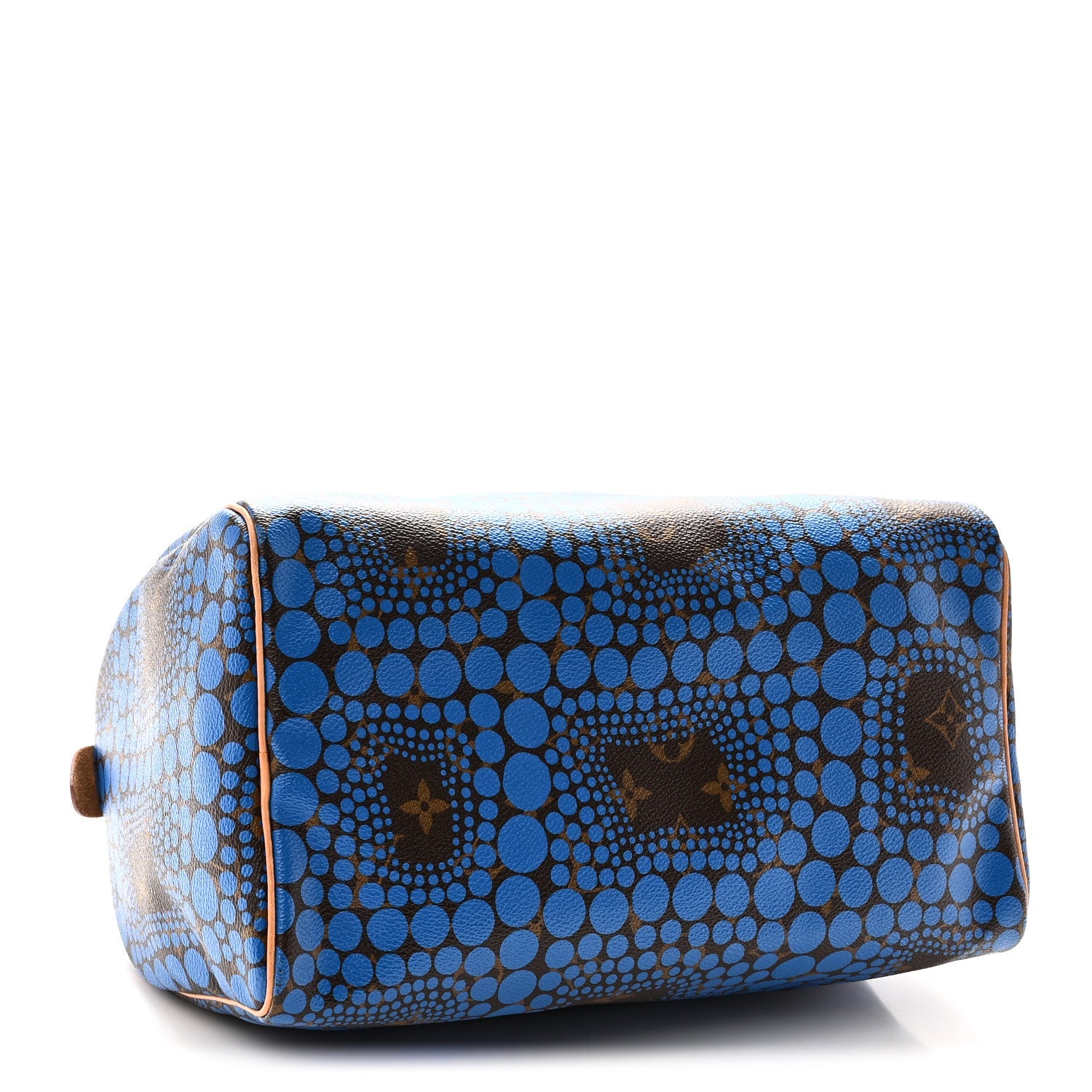 Louis Vuitton Monogram Kusama Town Speedy 30 Blue