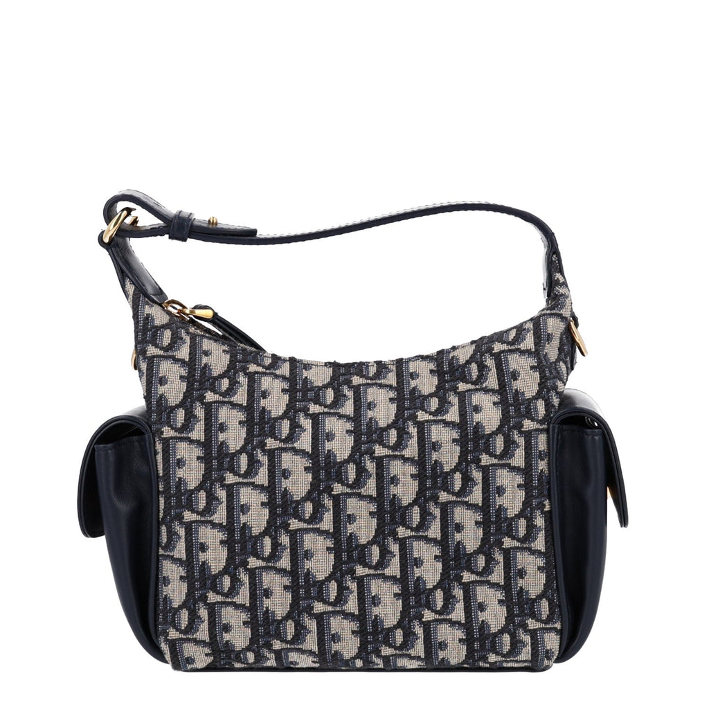 Dior Oblique Jacquard Smooth Calfskin Mini D-Dream Blue