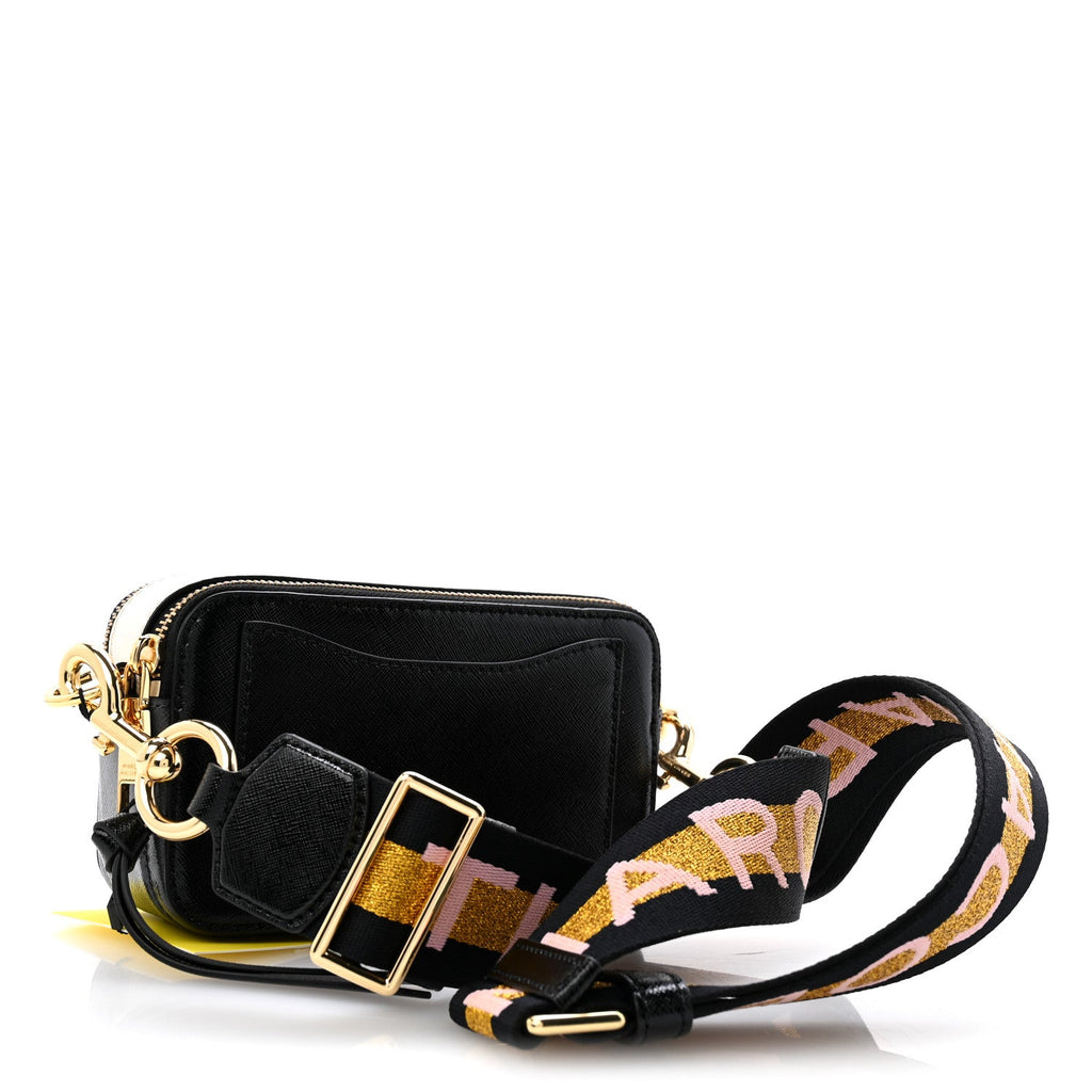 Saffiano Small Snapshot Camera Black Mulitcolor