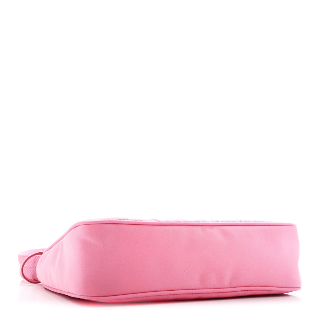 Prada Tessuto Nylon Mini Re-Edition 2000 Bag Begonia