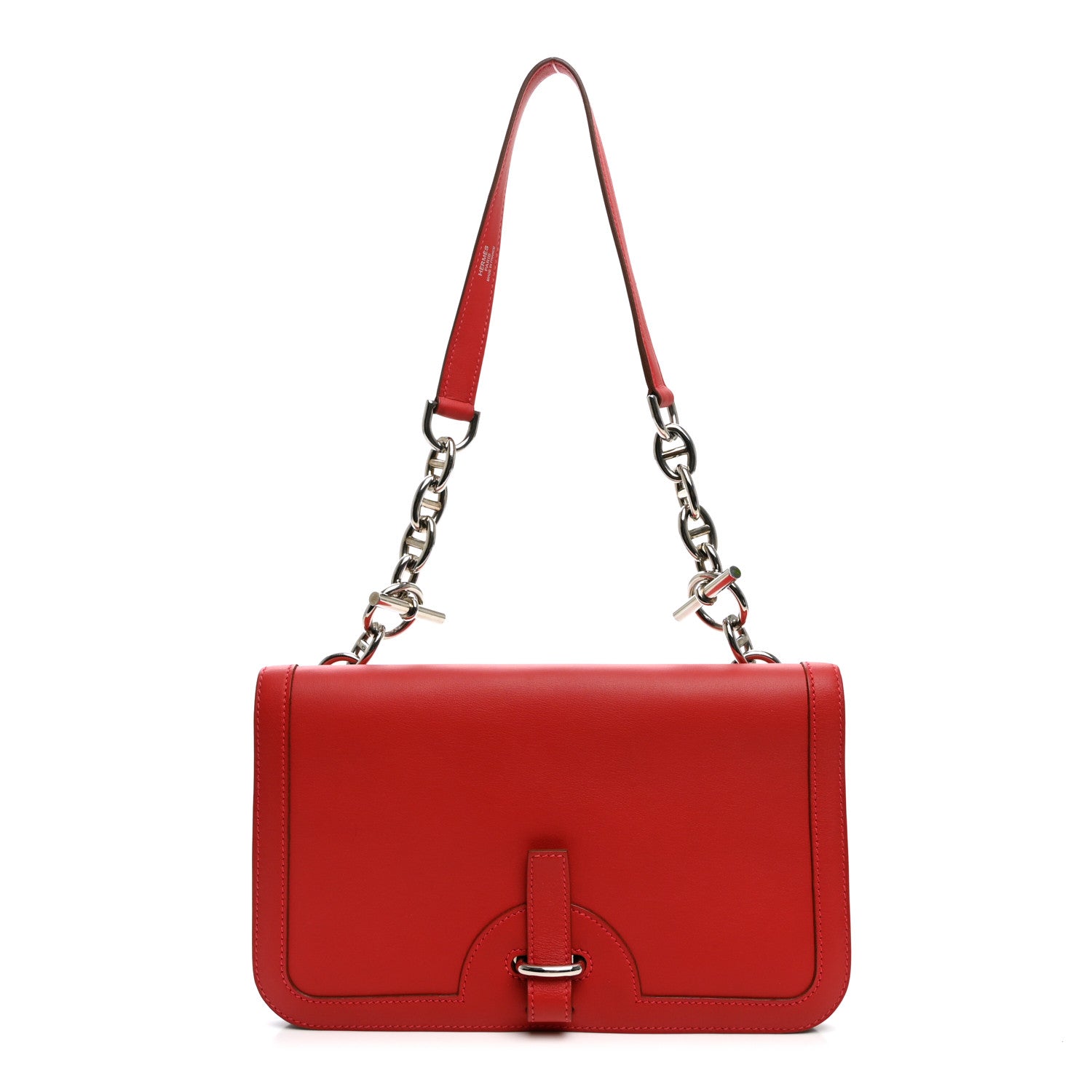 Hermès Swift Sac Chaine D'Ancre Shoulder Bag Vermillion