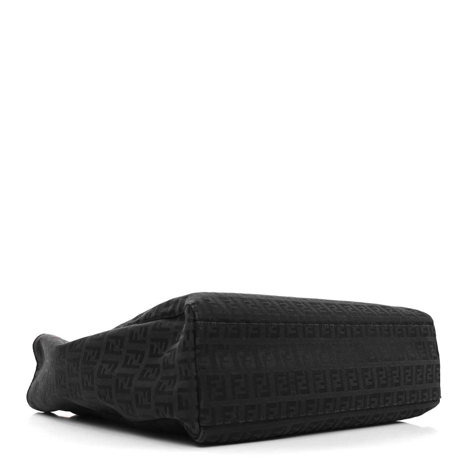 Fendi Zucchino Shopping Tote Black