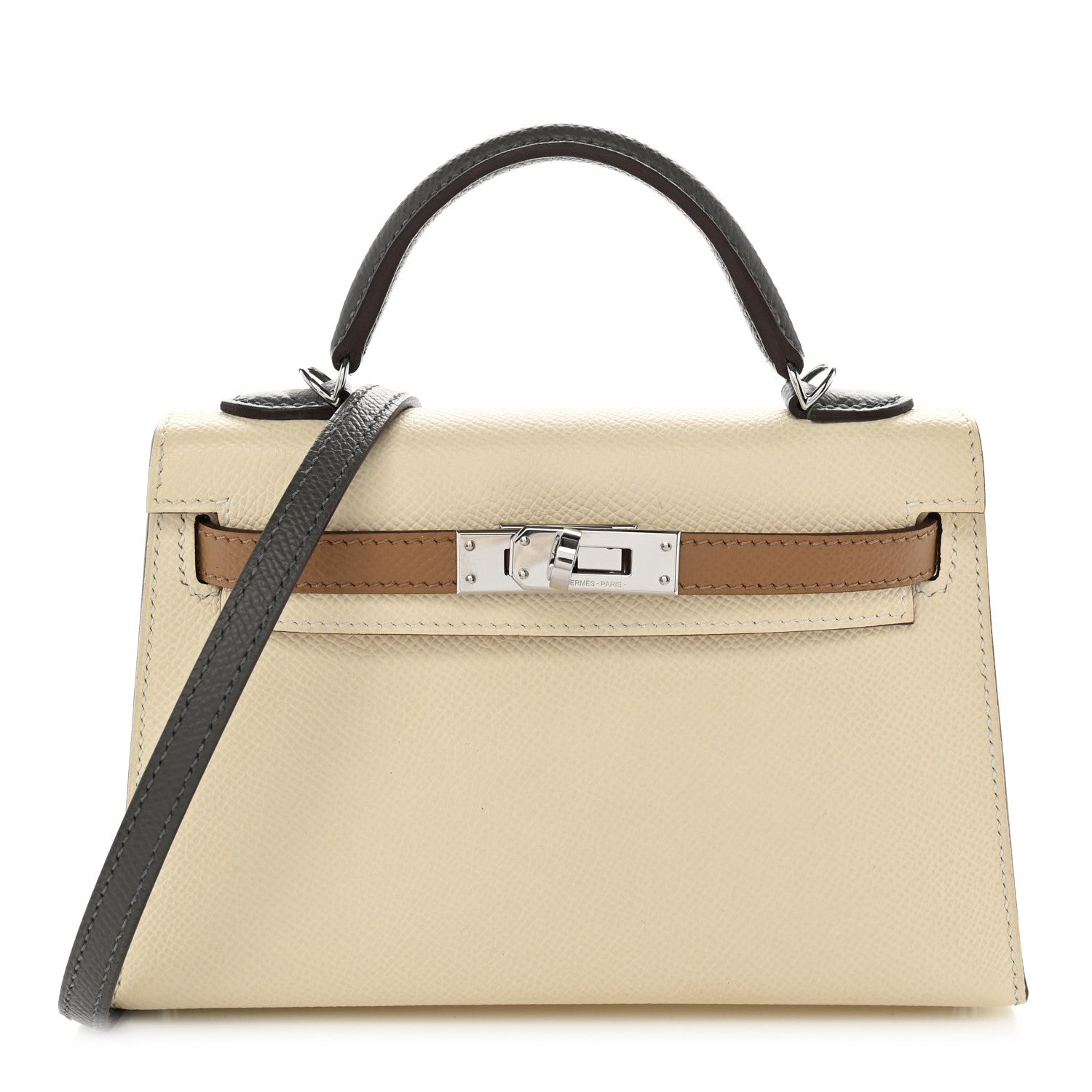 Hermès Epsom Tri-Color Mini Kelly Sellier 20